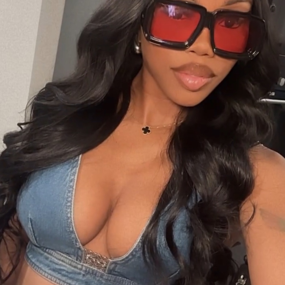 Loewe Denim Bralette